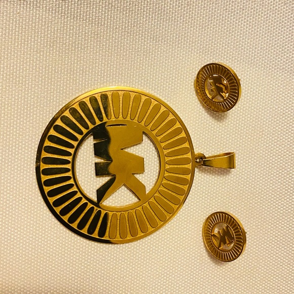 MK Pendant & Earring - Picture 3 of 5